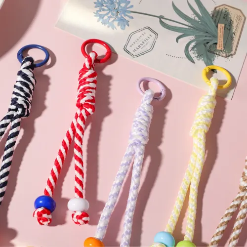Short Mixed Color Lanyard Custom