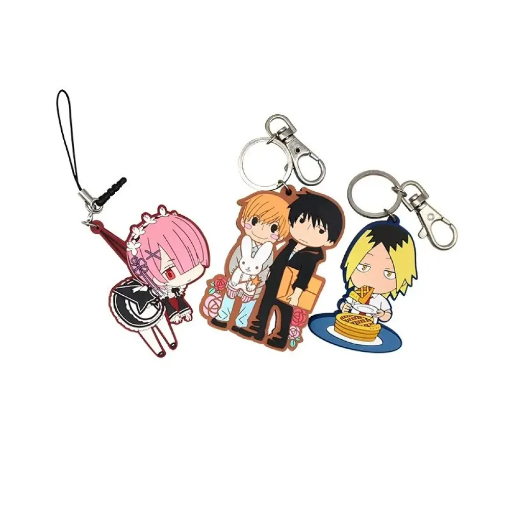 PVC Soft Rubber Cartoon Keychain