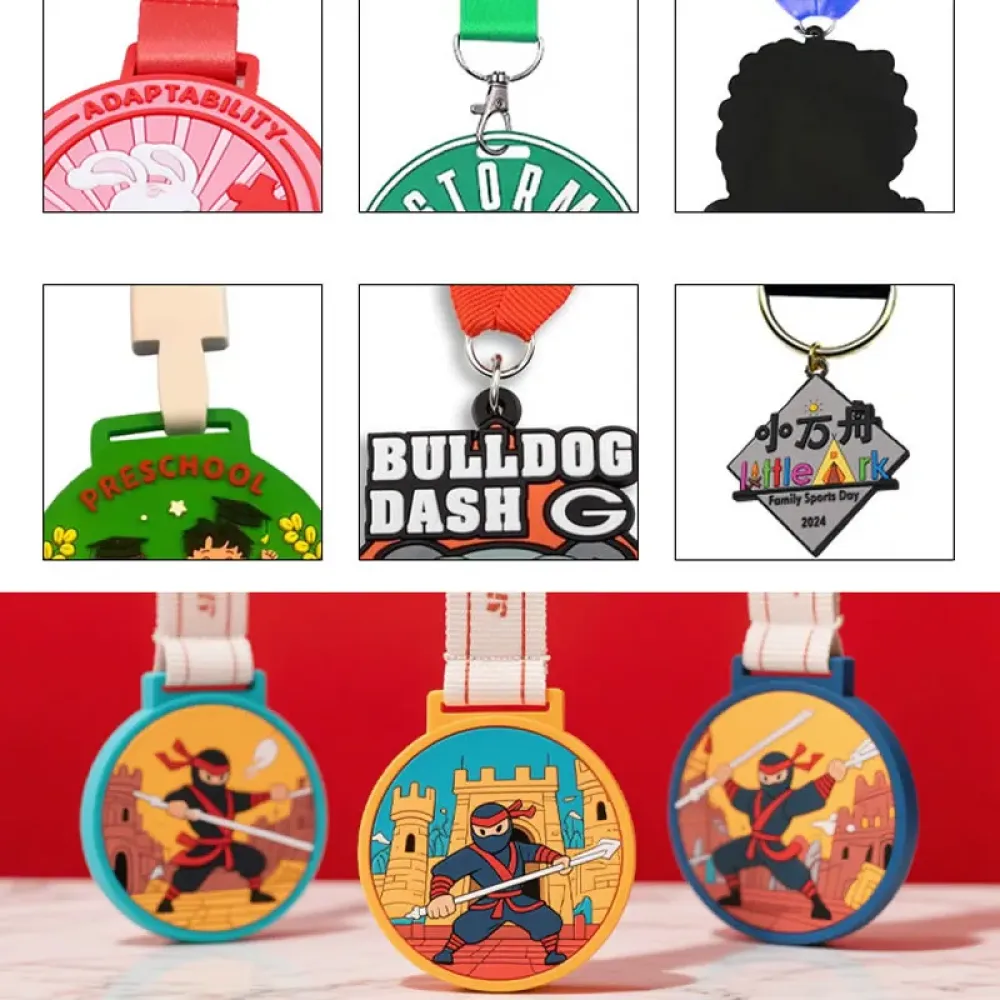 Custom Soft PVC Medal with Ribbon | Durable Commemorative Award for All Activities