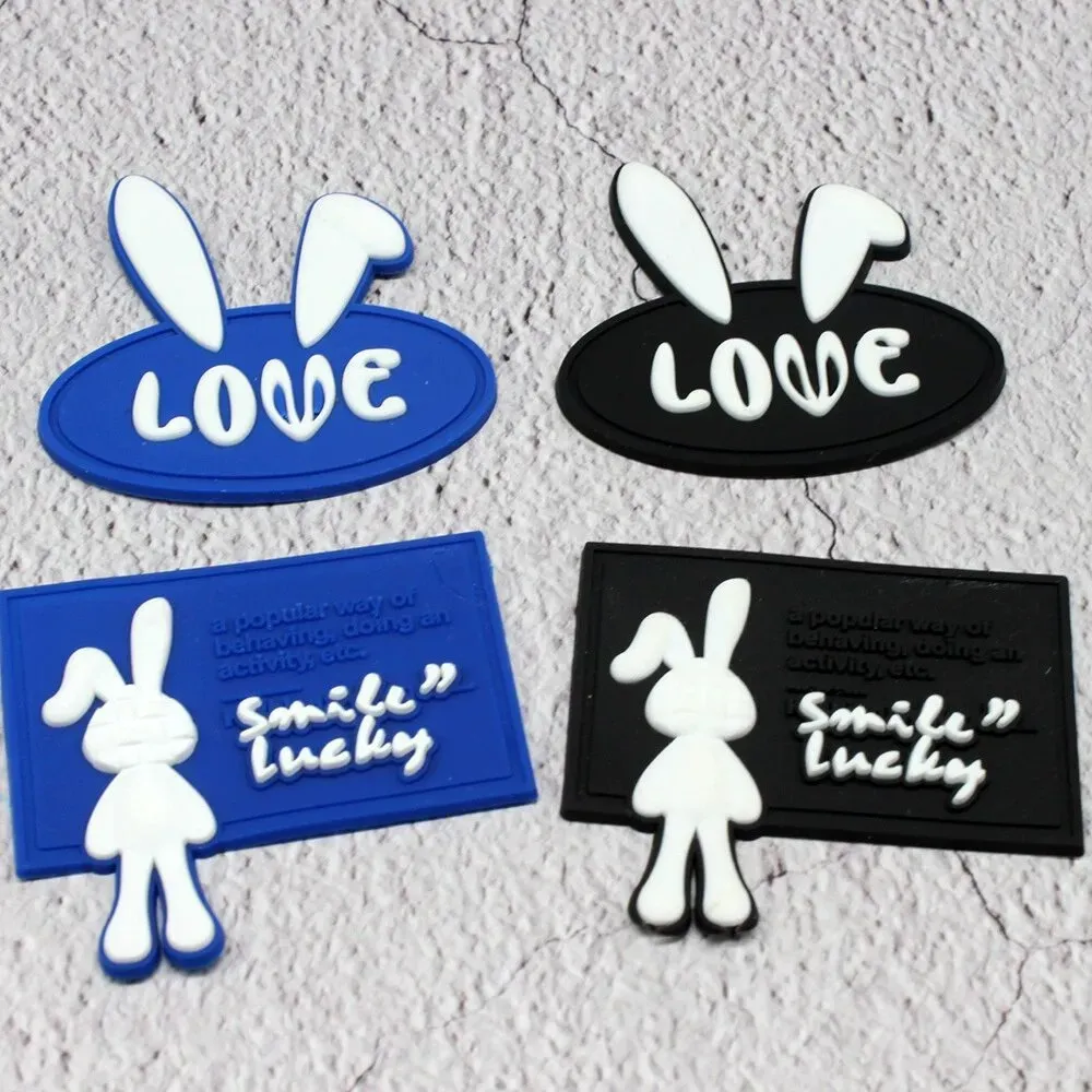 Personalized PVC Patches, Durable Soft Rubber Patches DIY