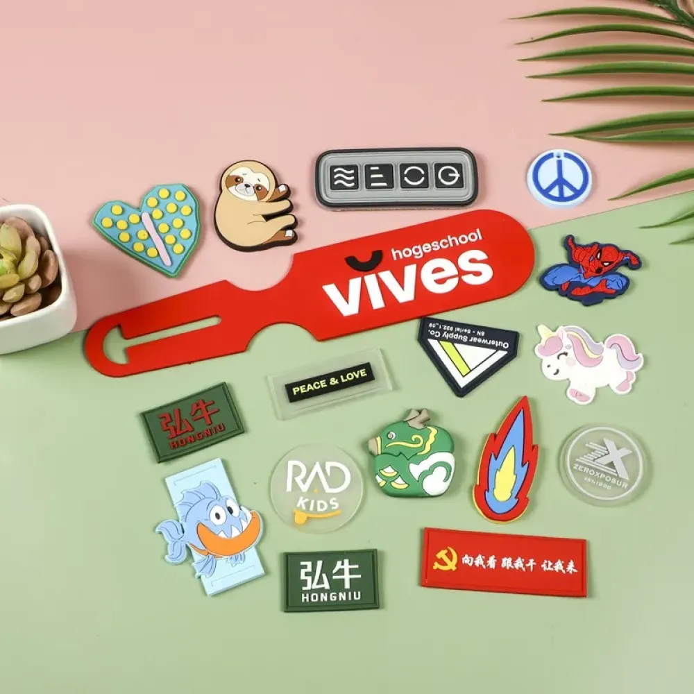 Carton PVC Patches - Soft Rubber Patches for Promotional Gifts