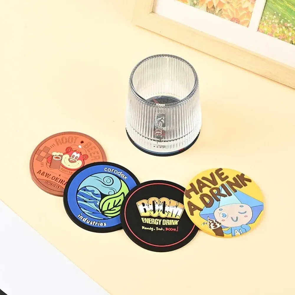 Personalized PVC Coasters | Full Color Print for Home, Bar & Promotional Gifts