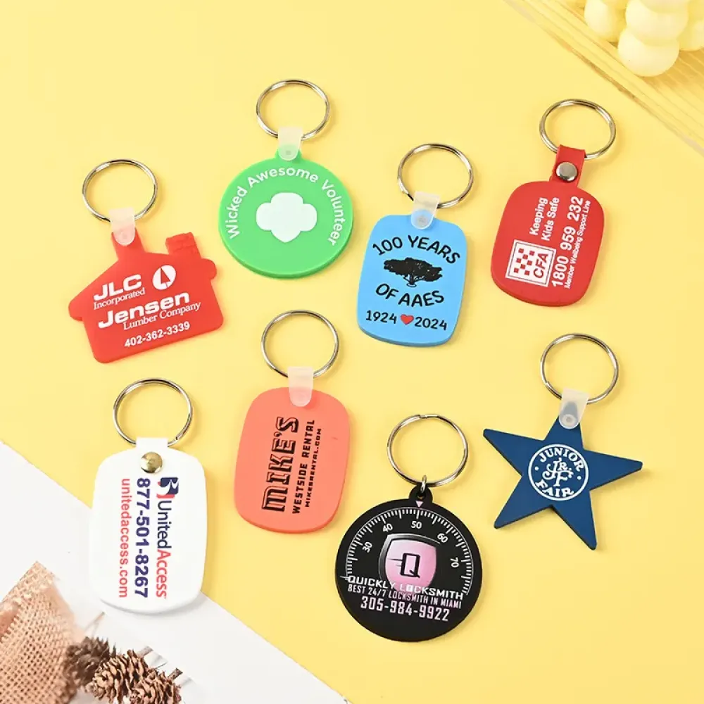 Eco-Friendly Custom PVC Keyring