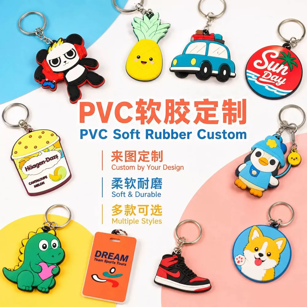 Eco-Friendly Custom PVC Keyring