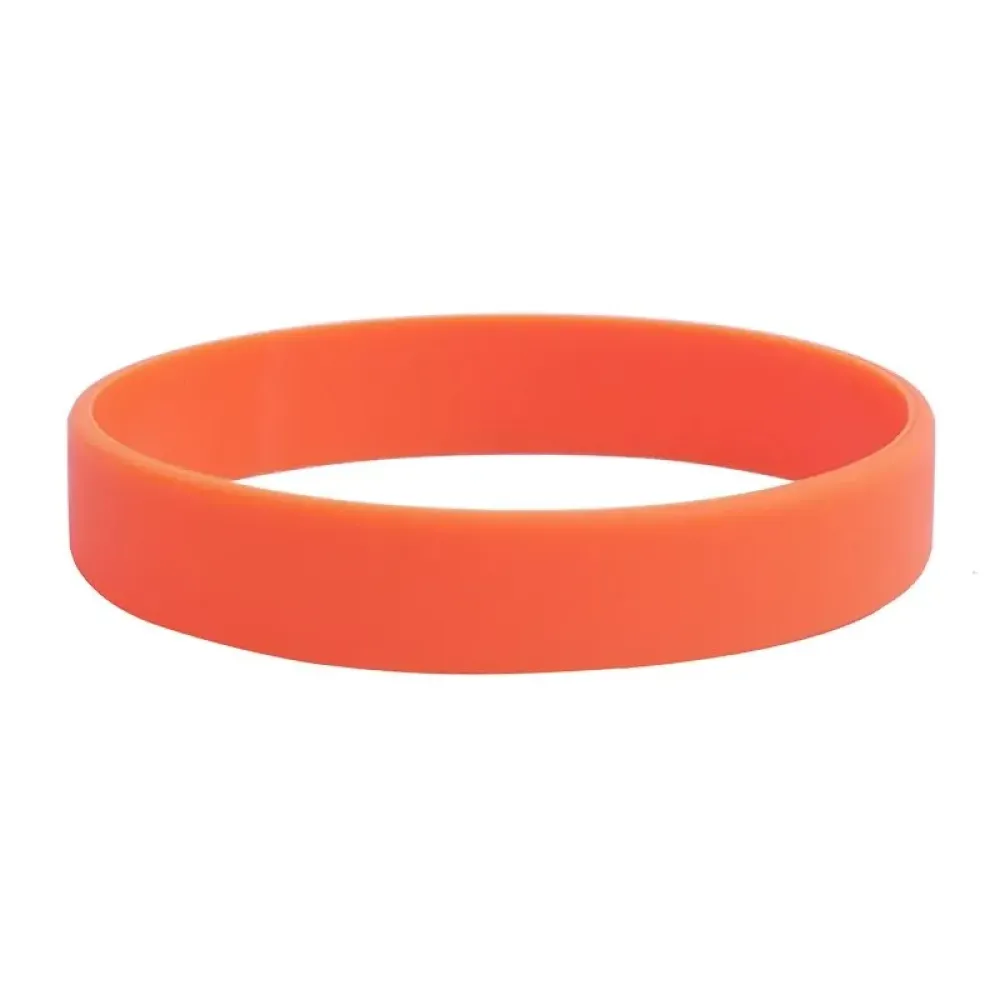 Pure Silicone Wristband - 100% Non-Toxic Custom Pure Silicone Wristbands Bulk for Events