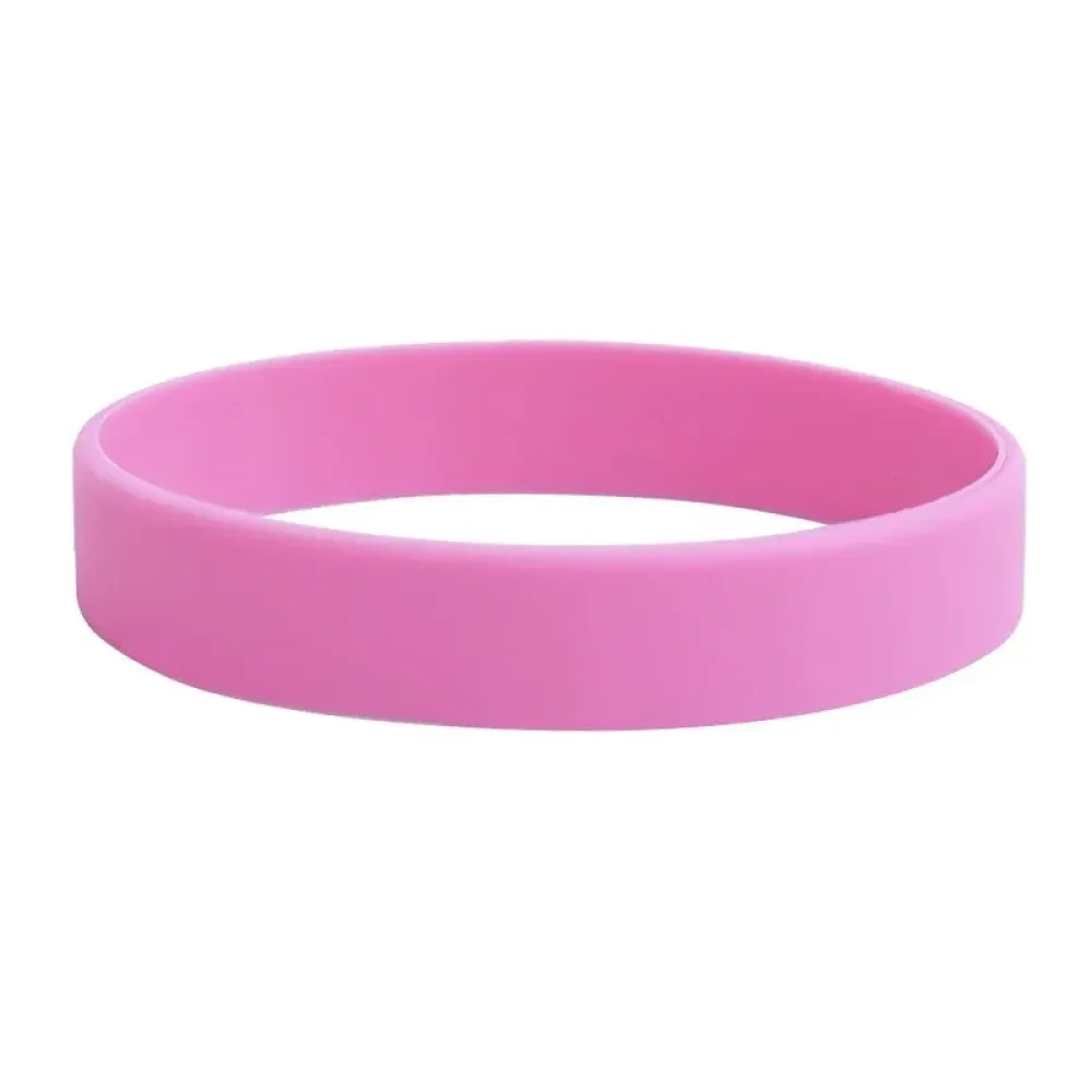 Pure Silicone Wristband - 100% Non-Toxic Custom Pure Silicone Wristbands Bulk for Events