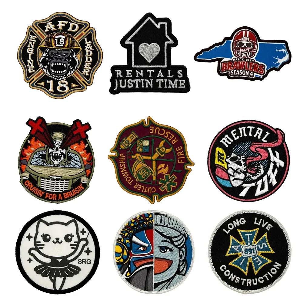 Premium Custom Logo Embroidered Patches for Brands, Teams & Events