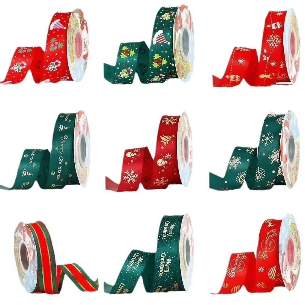 Christmas Ribbon for Gift Wrapping & Holiday Decoration