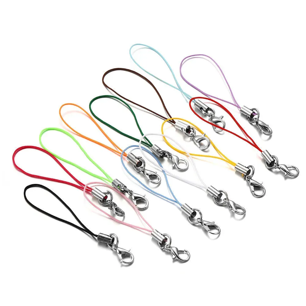 Short Thin Lanyard For Mobile Phone Daily Use With Hook