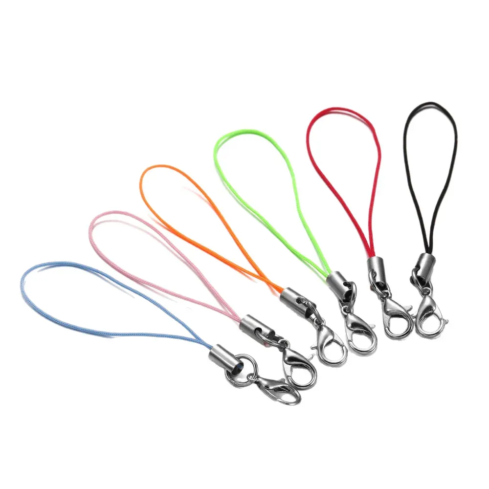 Short Thin Lanyard For Mobile Phone Daily Use With Hook