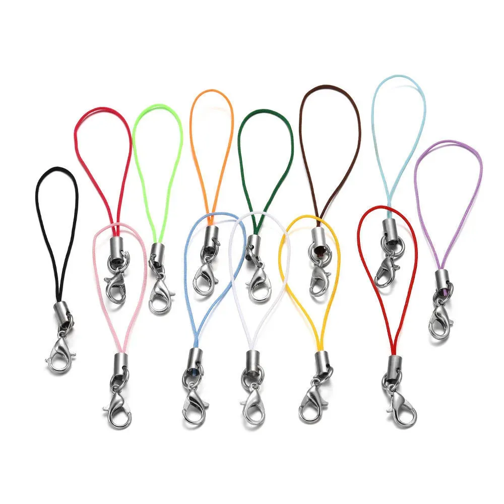 Short Thin Lanyard For Mobile Phone Daily Use With Hook