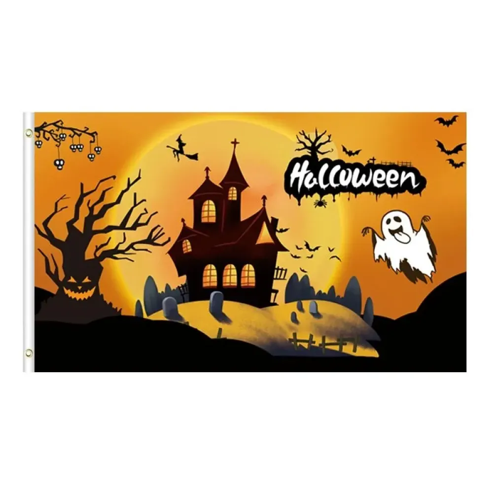 Outdoor Halloween Flag Weatherproof Garden Decor