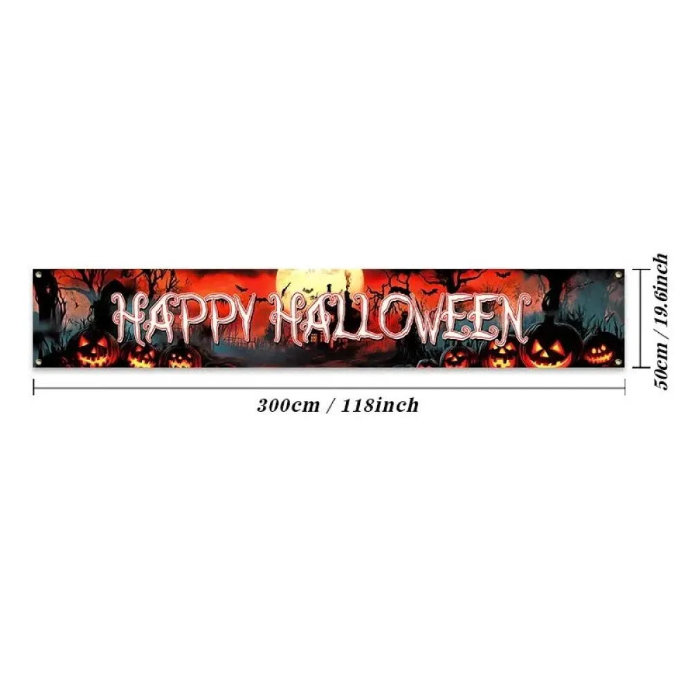 Heat Transfer Holiday Wall Flag Durable Hanging Banner