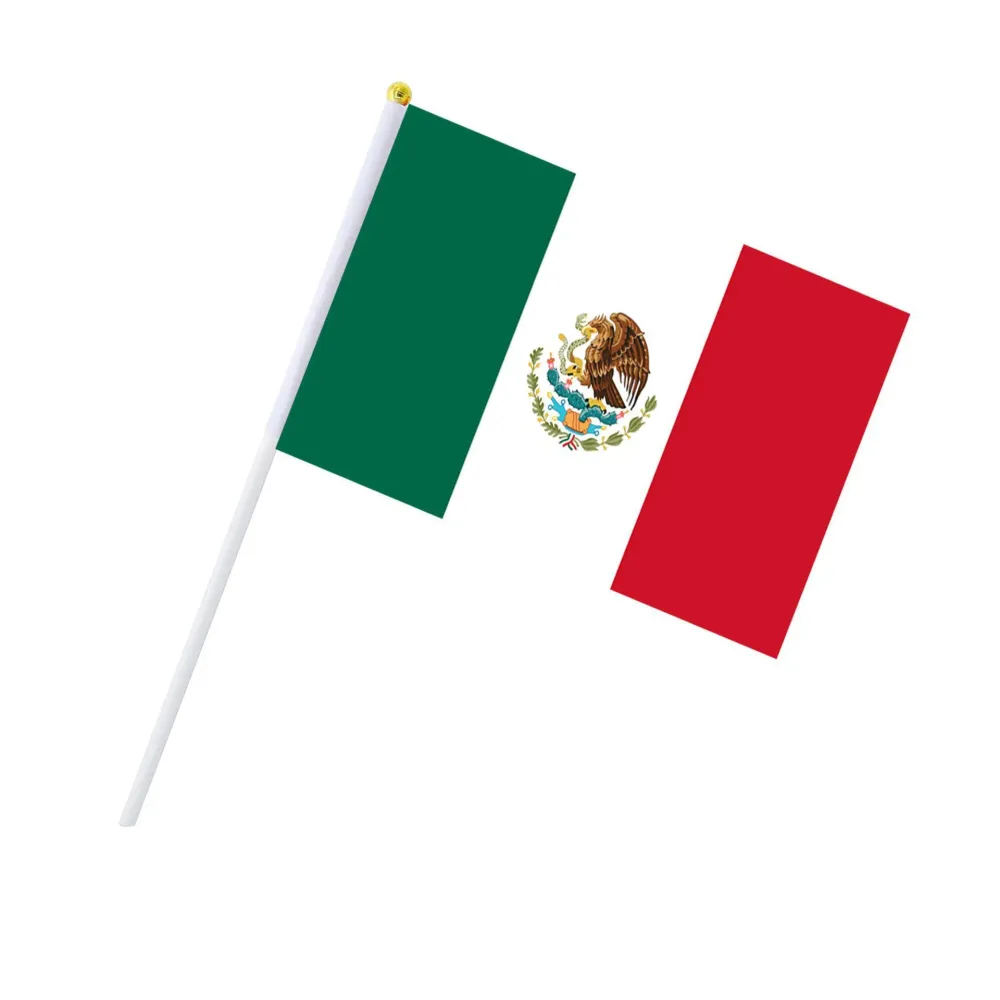 Hand-Holded National Flag Mini Handheld Banner