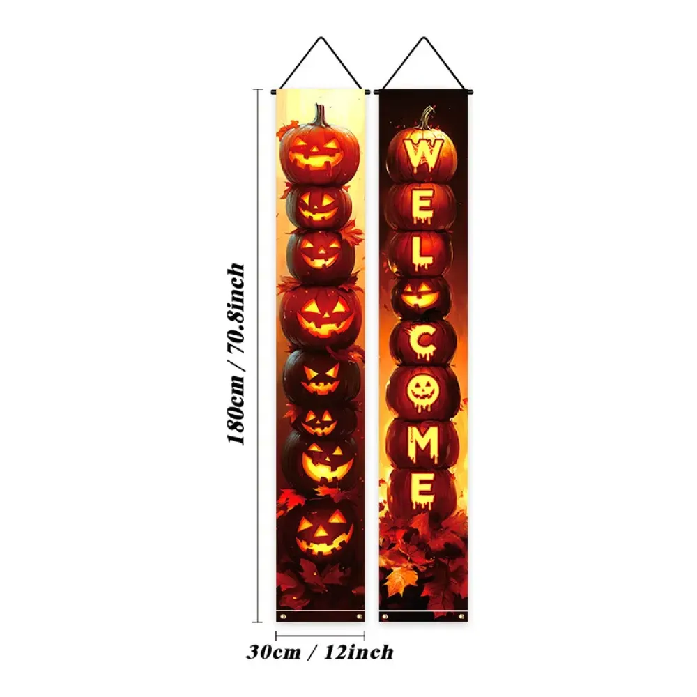 Heat Transfer Holiday Wall Flag Durable Hanging Banner