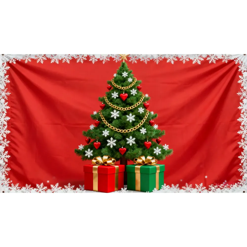 Christmas Flag Weatherproof Hanging Display Flag