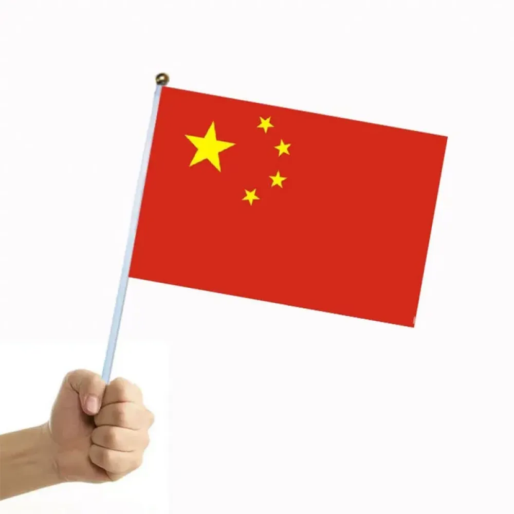 Hand-Holded National Flag Mini Handheld Banner