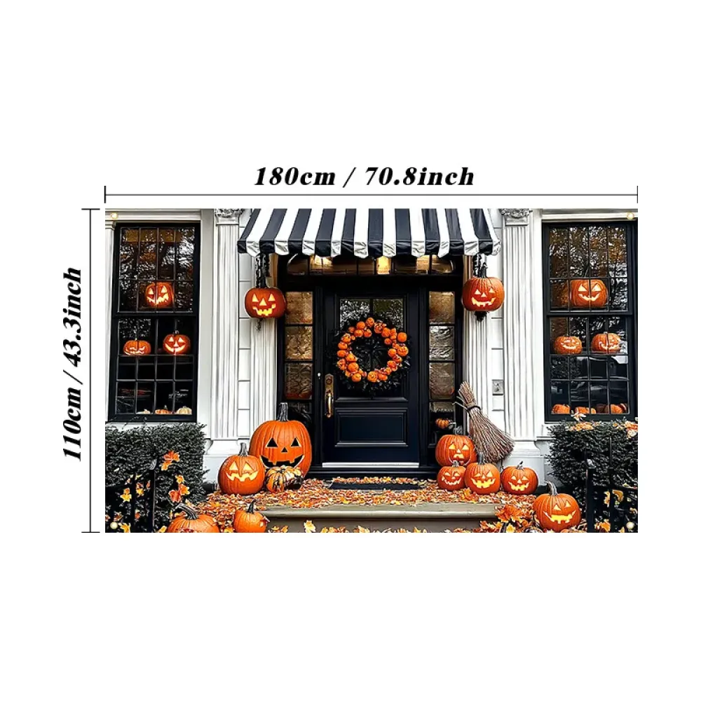 Heat Transfer Holiday Wall Flag Durable Hanging Banner