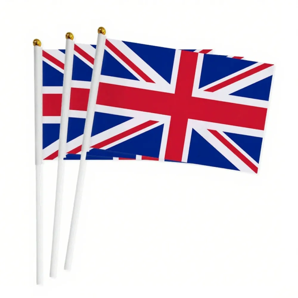 Hand-Holded National Flag Mini Handheld Banner
