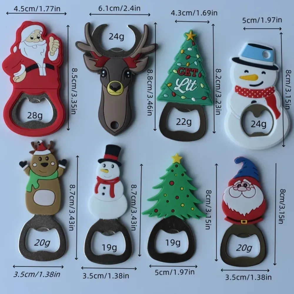 Christmas Bottle Opener - Festive Holiday Beer Opener