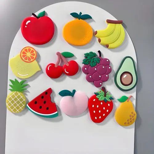 Aika Cartoon Fruit Series Soft PVC Fridge Magnets