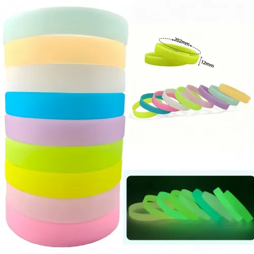 Glow in the Dark Custom Silicone Wristband