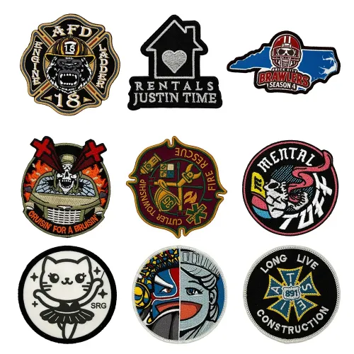 Premium Custom Logo Embroidered Patches for Brands, Teams & Events